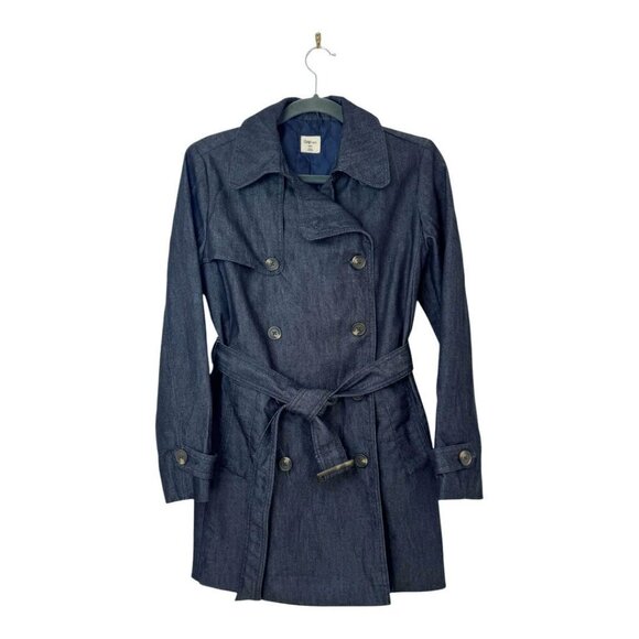 GAP 1969 Denim Trench Coat - Picture 1 of 5